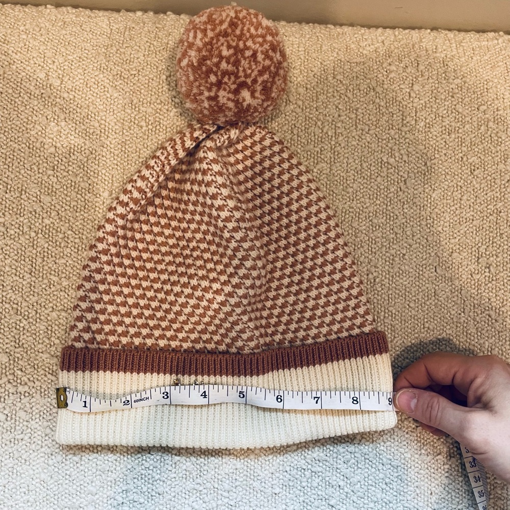 COACH Charm Beanie Toque Knit Hat & Scarf Pink New without Tags - Picture 7 of 7